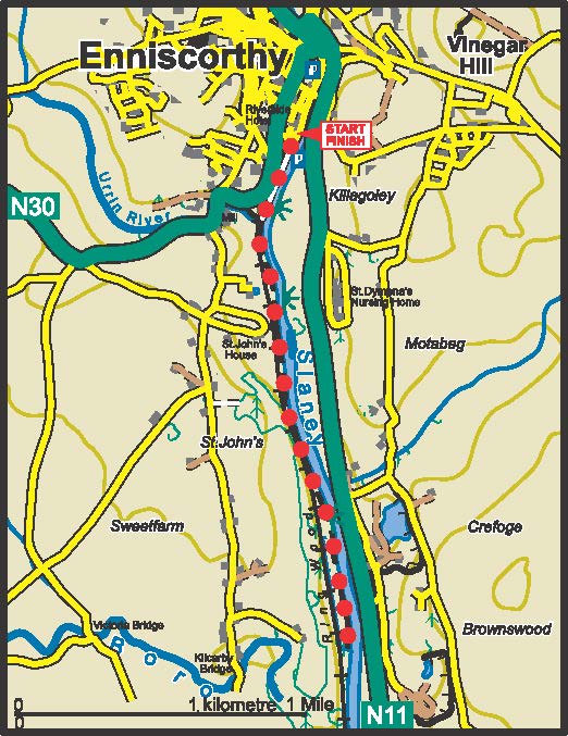 Enniscorthy Riverside Trail Mapp