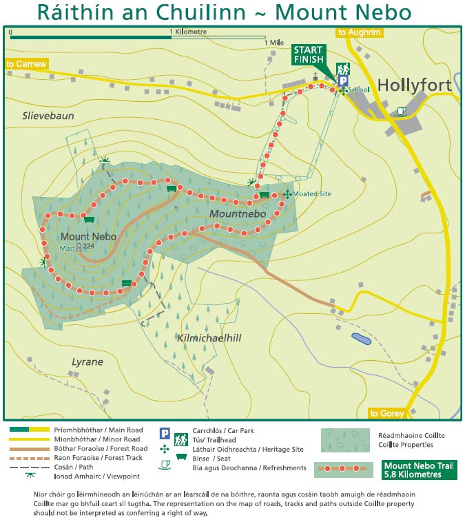 Mount Nebo Trail Map 1