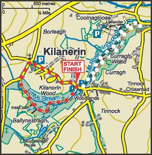 Kilanerin Trails Map